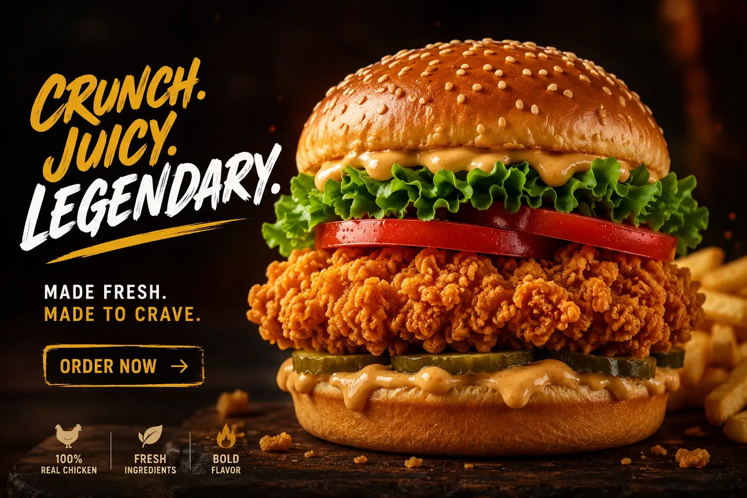 Crunchy Burgers